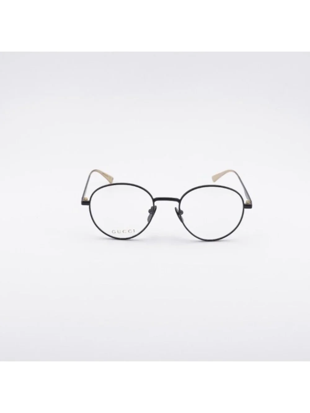 Gucci GG0337O 002 Eyeglasses Black 51mm Round Frame